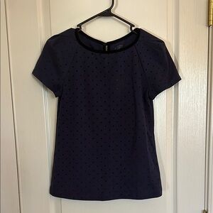 Anne Taylor LOFT Navy Blue Women's Top
